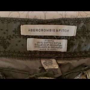 Abercrombie and Fitch camouflage crop pants